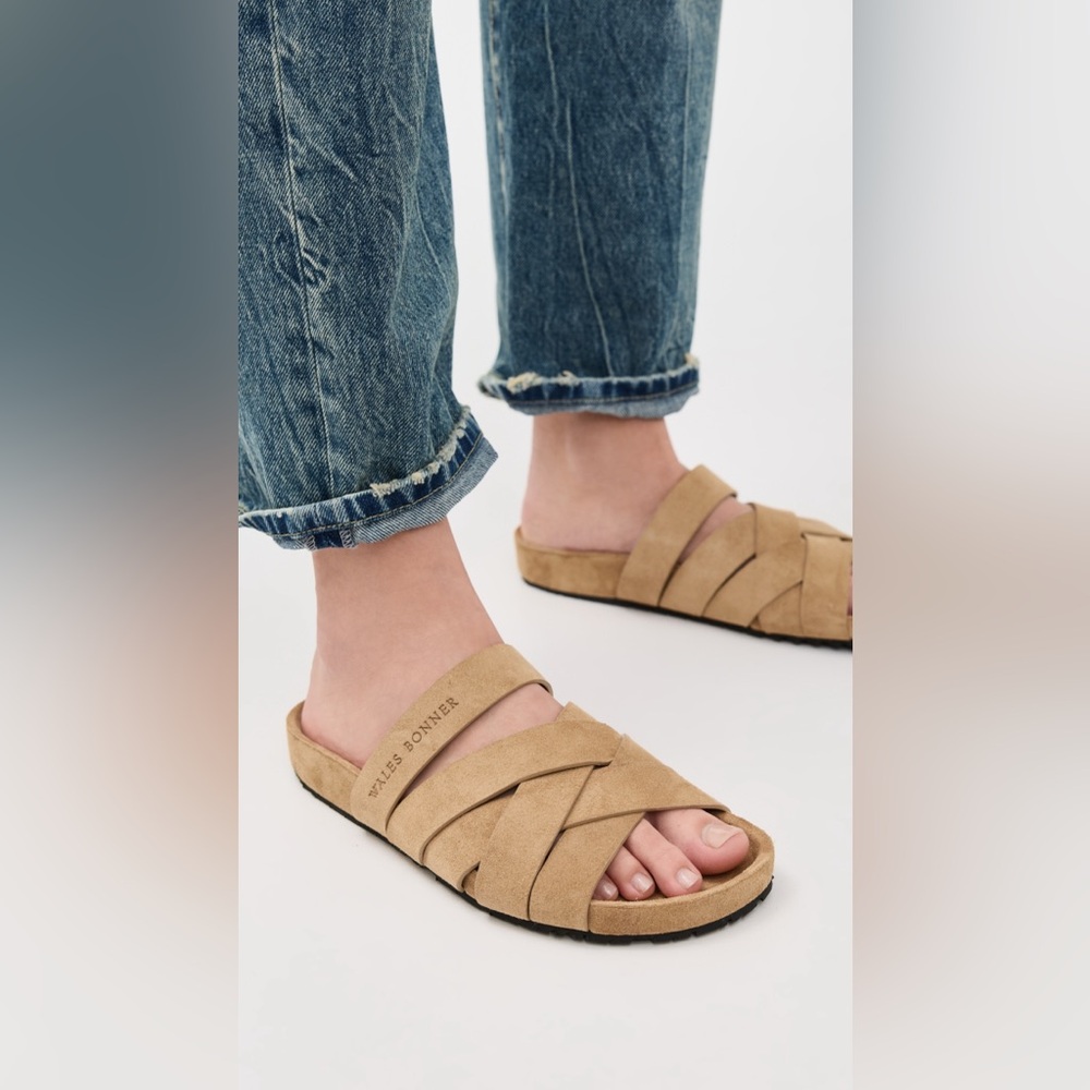 Wales Bonner Tan Women's Sandal Mule